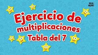 Ejercicio para de multiplicación tabla del 7 - Videos Aprende