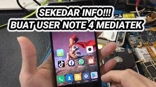 NOTE 4 MTK RESTART??ROM MIUI 8.O STABIL 8.0.4.0 ADA KEMUNGKINAN COCOK UNTUK PLAY SERVICE VERSI 22