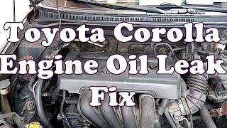 FIXED: 2003-2008 Toyota Corolla Engine Oil Leak | Valve Cover Gasket Replacement