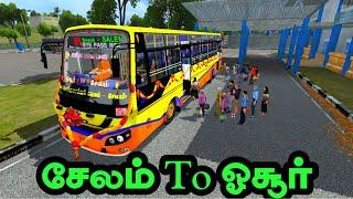 TNSTC BS6  சேலம் To ஓசூர் | livery mod bussid Tamil