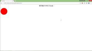 HTML 5 - SVG