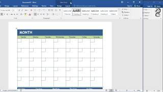 How to Create a Plans in Word