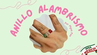 Aprende a hacer un anillo en alambrismo...ANILLO TRICOLOR paso  a paso... anillo Diy...