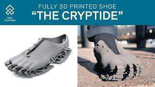 "The Cryptide Sneaker" – Fully SLS 3D printed Shoe | Designed by Stephan Henrich