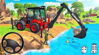 JCB 3DX Backhoe Loader With Passenger New Mod Bus Simulator Indonesia Android Gameplay