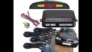  Install a rear parking sensor for a car VW MK4/ radar reverse backup system/ Rear sensor 