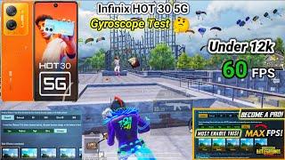 Infinix Hot 30 5G BGMI Gyro Test | Infinix Hot 30 5G Pubg Test | Infinix Hot 30 5G Pubg Gaming Test