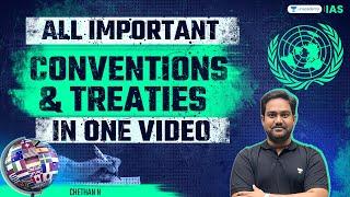 All Important Conventions & Treaties | International Environment Agreement | By Chethan N