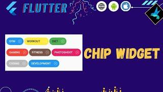 Flutter Chip Widget  - Add Chip dynamically Example
