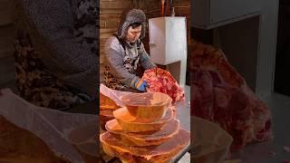 Cutting and storing meat / Разделка и хранение мяса #pandasakha #winter #yakutia #ice #meat