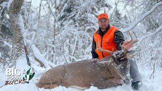 Stephen Schanz's 2021 Maine Buck Tracked Down on Snow | Big Woods Bucks