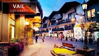 Vail Colorado Virtual Tour - A cinematic walk through the famous ski town on a summer evening