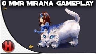 Dota 2 - 0 MMR Mirana Gameplay