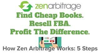 Zen Arbitrage demonstration: World's first & best book arbitrage tool for Amazon FBA sellers