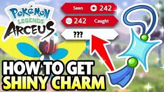 SHINY CHARM GUIDE! Tips and Tricks to Get the Shiny Charm in Pokemon Legends Arceus!