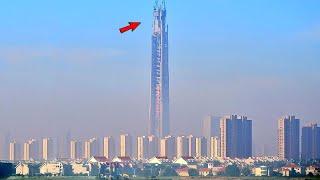 600 Meter Menjulang Ke Langit, Gedung Tertinggi China Kosong Terbengkalai