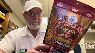 Knotty Pretzels Smoky Cheddar Bacon Flavored Pretzels # The Beer Review Guy