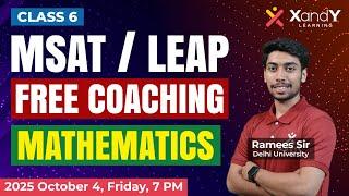 MSAT / LEAP 2024 Free Coaching | Grade 6 | Mathematics #maths #msat #leap