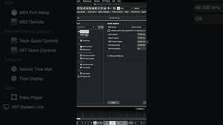 Quick CUBASE Tip: Buffer Setting  #cubasepro  #cubaselesson  #cubase12pro #cubase12 #shortsvideo