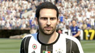 FIFA 17 JUVENTUS PLAYER FACES