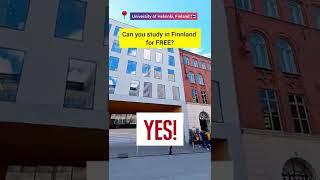 Study in Finland for FREE