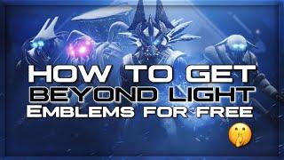 Destiny 2 How to get SECRET Emblems for FREE
