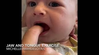 Jaw and Tongue Exercise for Babies