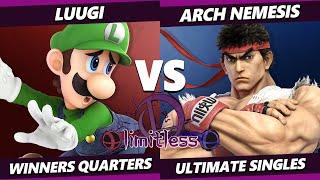 Limitless 1 - Luugi (Luigi) Vs. Arch Nemesis (Ryu) SSBU Ultimate Tournament