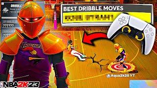 BEST DRIBBLE MOVES / BEGINNER DRIBBLE TUTORIAL nba 2k23 (HANDCAM DRIBBLE TUTORIAL)