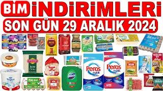 BİM İNDİRİMLERİ SON GÜN 29 ARALIK | BİM TEMİZLİK GIDA İNDİRİMLERİ BU HAFTA | BİM MARKET FİYATLARI