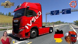 Euro Truck Simulator 2 (1.53) IVECO W-Way 2024 Delivery to Germany Rhineland Map 1:19 + DLC's & Mods