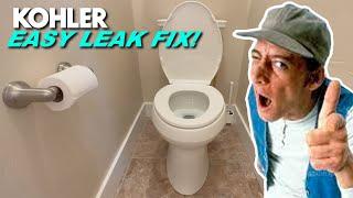 How to stop Kohler toilet from leaking