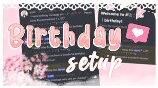 ꒰꒰ Birthday announcement with Mantaro (Discord Tutorial) ₊ ˚