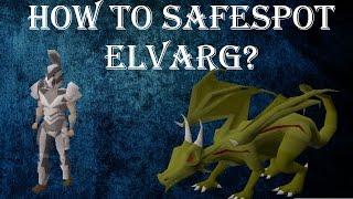 How to SAFESPOT/ FLINCH elvarg in dragon slayer? Dragon slayer safespot!