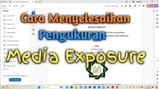 Cara Menyelesaikan Pengukuran Media Exposure