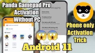 Panda Gamepad Pro Activation Single Mobile Without PC | Android 11 - Keymapper for Controller