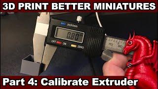 3D Printer Extruder Calibration