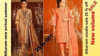 Alkaram studio 50 % sale on eid Festive summer collection 2020