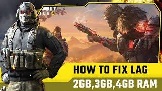 How To FIX Lag In Call Of Duty Mobile 2GB RAM | How To FIX Lag In COD Mobile 2021