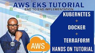 KUBERNETES TUTORIAL | DEPLOY AN APPLICATION INTO AN EKS CLUSTER  USING TERRAFORM | HANDS ON TUTORIAL