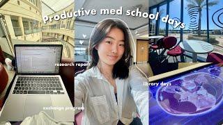 STUDY VLOG| med student, productive days in my life, GI system, writing my research report, cooking