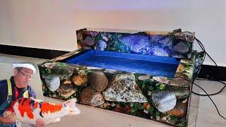 Japanese Koi pond Setup | Indoor Japanese koi pond Built | True Pets Aqua |