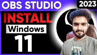 How To Download & install OBS Studio On Windows 11/10/8/7 (32 Bit/64 Bit) | OBS Studio For PC/Laptop