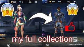 My small collection in free fire/ Garena free fire/ lucky gaming ff