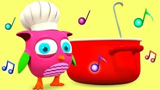 Canzoni e cartoni animati per bambini! Impara i nomi delle verdure - Facciamo la zuppa!