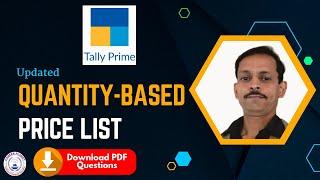 Tally Prime: Quantity-Based Price Lists for Multiple Stock Items | Tally Tutorial