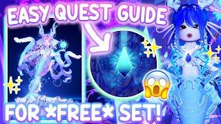 *ALL CRYSTALS LOCATIONS* EASY QUEST GUIDE For *FREE* SET & SCEPTER! ASTRO RENAISSANCE Roblox