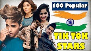 Top 100 Famous TikTok Stars Of India | Most Popular Tik Tokers Of India by Followers | Jannat, Faisu