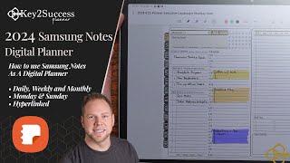 2024 Samsung Notes Digital Planner | How to Digital Plan