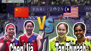 IMPACTFUL MATCH‼️ TAN/THINAAH VS CHEN/JIA DAPATKAH MEREKA MERAIH KEMENANGAN HARI INI?‼️